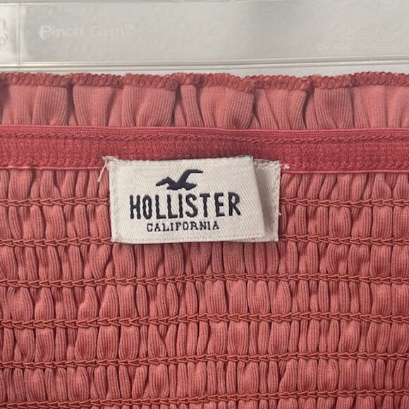 Hollister Co. Women's Dusty Pink Bandeau Top - Picture 2 of 3